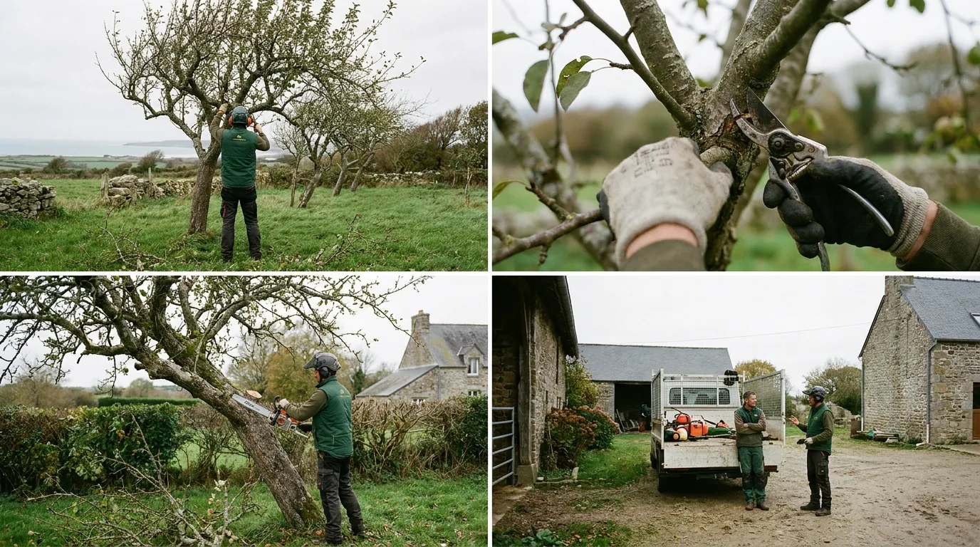 Élagage des arbres fruitiers : guide complet par espèce (Cherbourg-en-Cotentin)