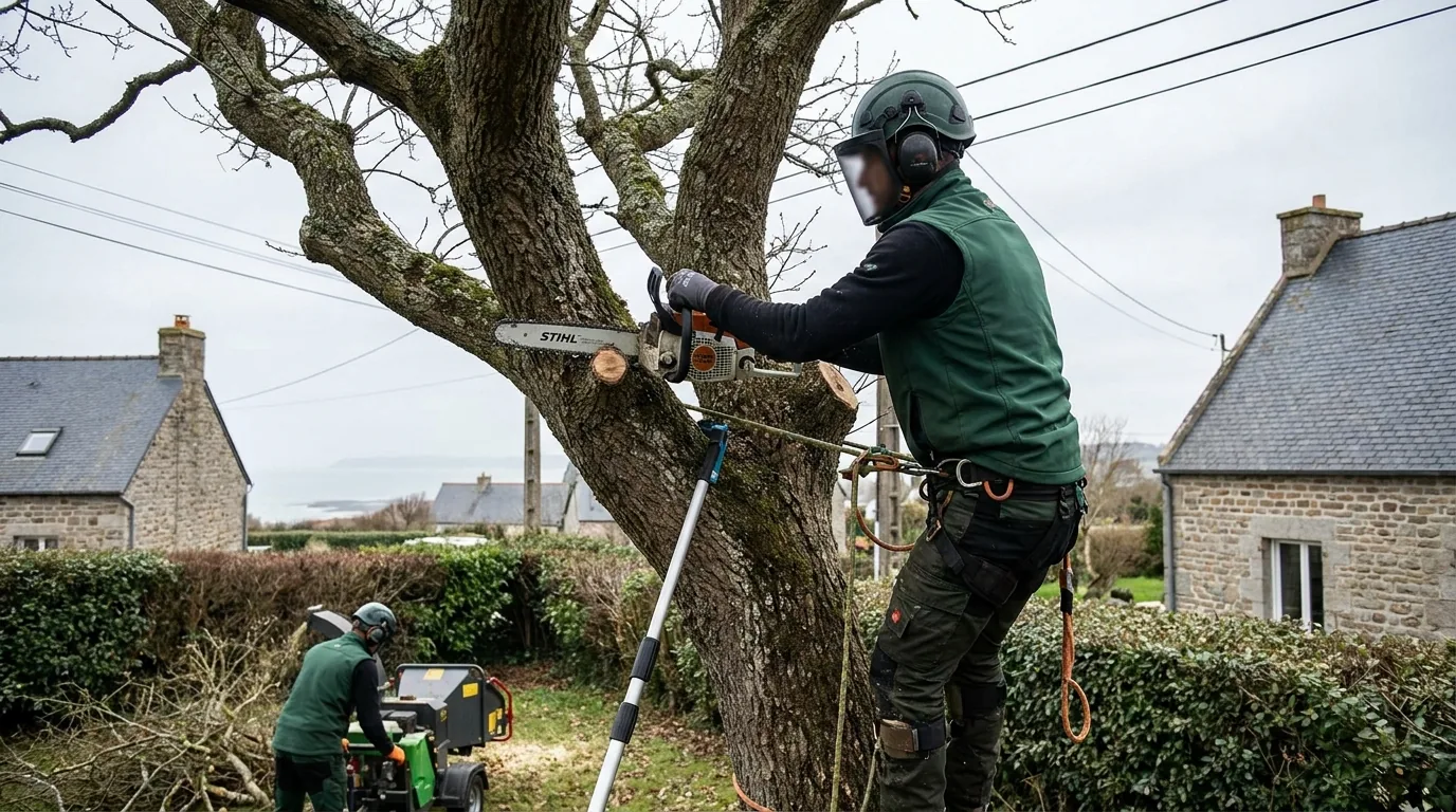 Élagage près des lignes électriques : sécurité et réglementation (Cherbourg-en-Cotentin)